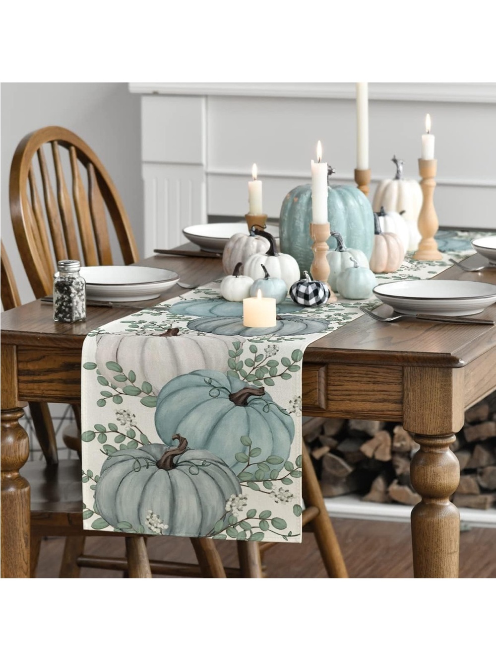 Fall Pumpkin Table Runner - Picture 2 of 6
